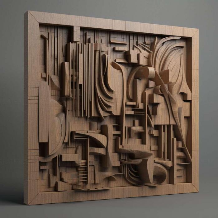 نموذج ثلاثي الأبعاد لآلة CNC 3D Art 